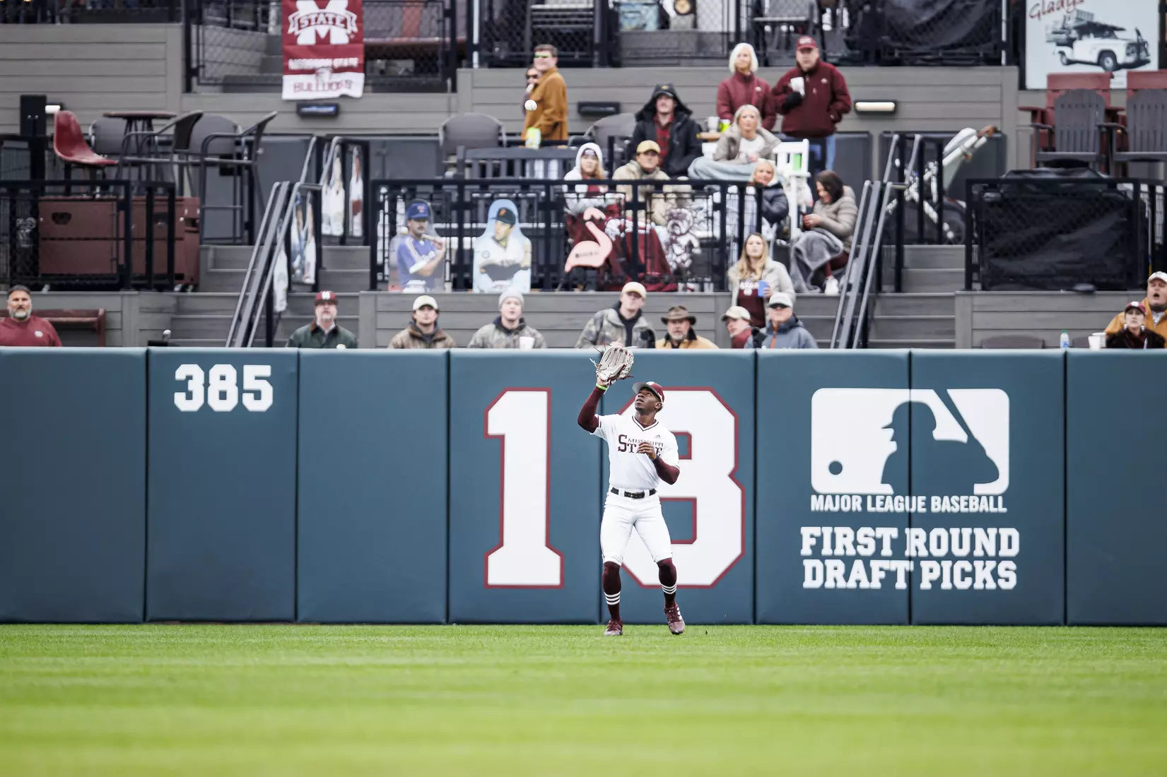 STARKVILLE, MS - February 26, 2022 - Mississippi State Outfielder Brayland Skinner (#36) during the game between the Northern Kentucky Norse and the Mississippi State Bulldogs at Dudy Noble Field at Polk-Dement Stadium in Starkville, MS. Photo By Kevin Snyder