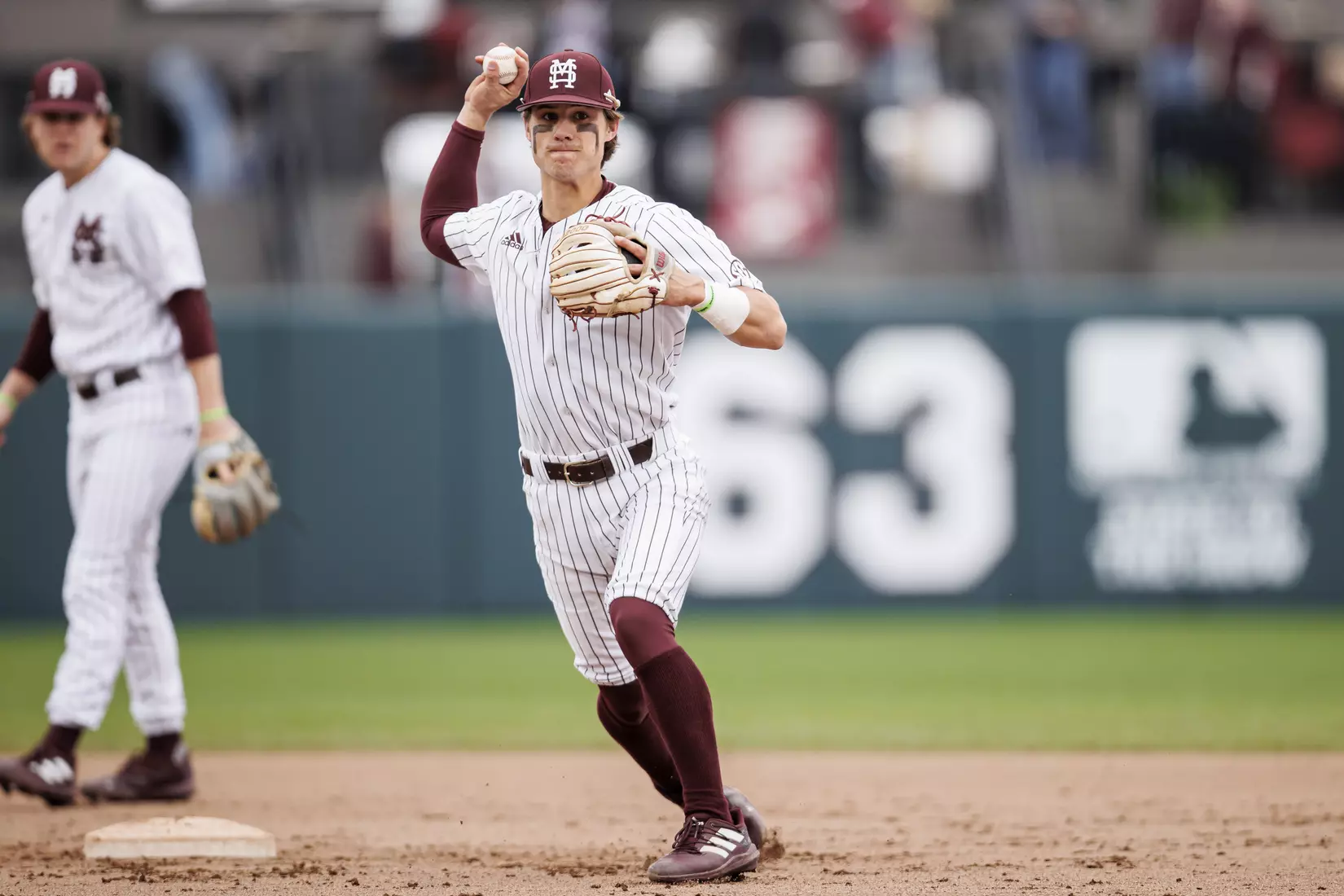 STARKVILLE, MS - February 27, 2022 - Mississippi State Infielder Tanner Leggett (#31) before the game between the Northern Kentucky Norse and the Mississippi State Bulldogs at Dudy Noble Field at Polk-Dement Stadium in Starkville, MS. Photo By Austin Perryman