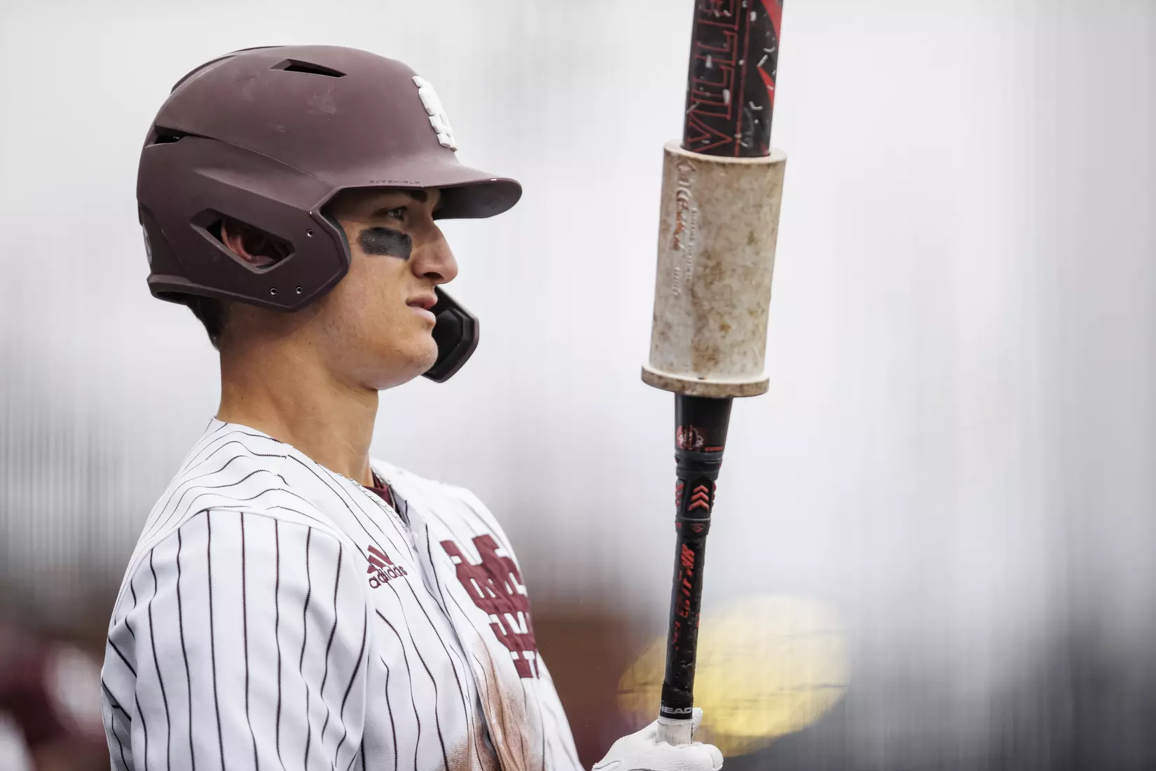 STARKVILLE, MS - February 27, 2022 - Mississippi State Infielder Kamren James (#6) during the game between the Northern Kentucky Norse and the Mississippi State Bulldogs at Dudy Noble Field at Polk-Dement Stadium in Starkville, MS. Photo By Austin Perryman