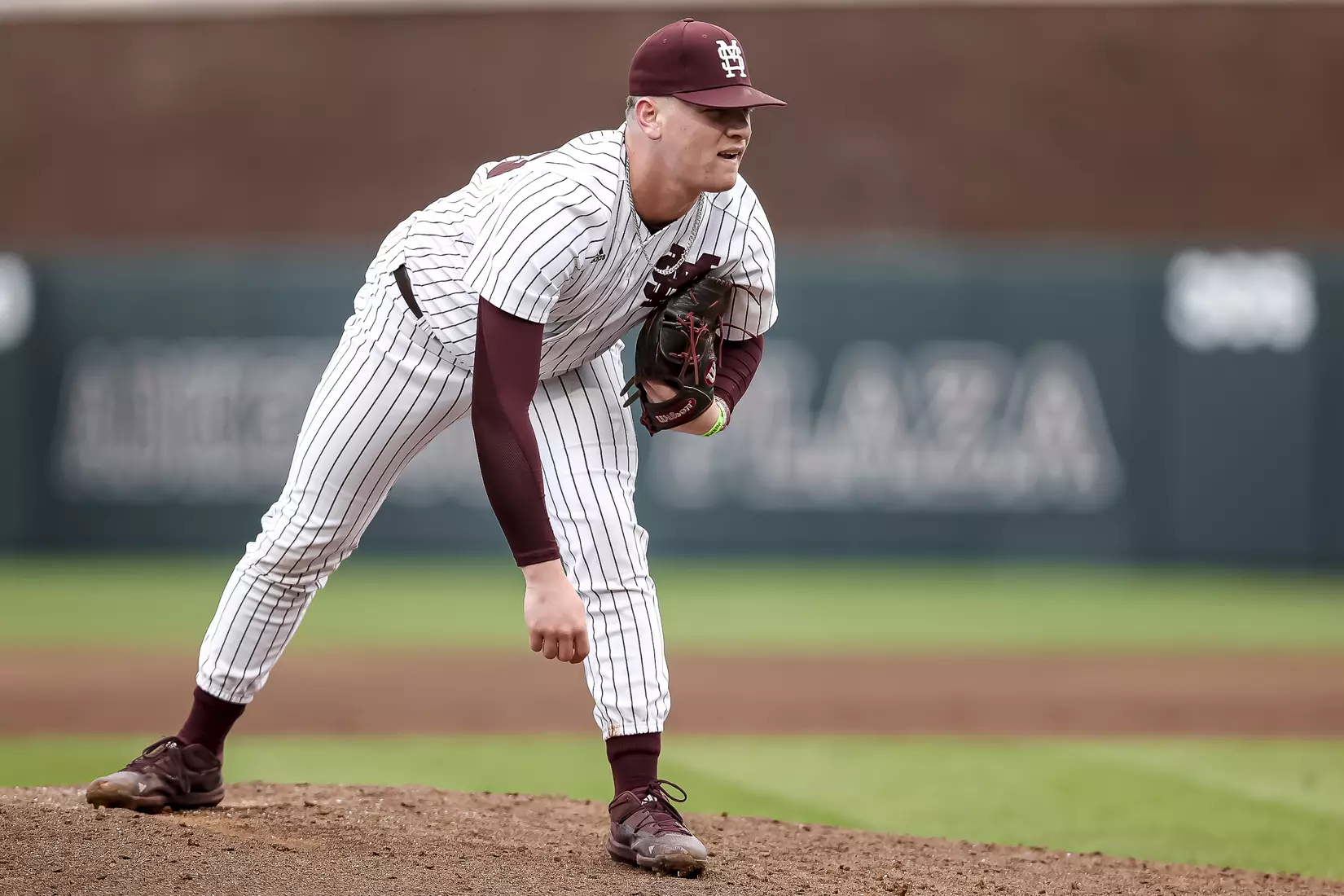 STARKVILLE, MS - February 27, 2022 - Mississippi State Pitcher Mikey Tepper (#39) during the game between the Northern Kentucky Norse and the Mississippi State Bulldogs at Dudy Noble Field at Polk-Dement Stadium in Starkville, MS. Photo By Austin Perryman