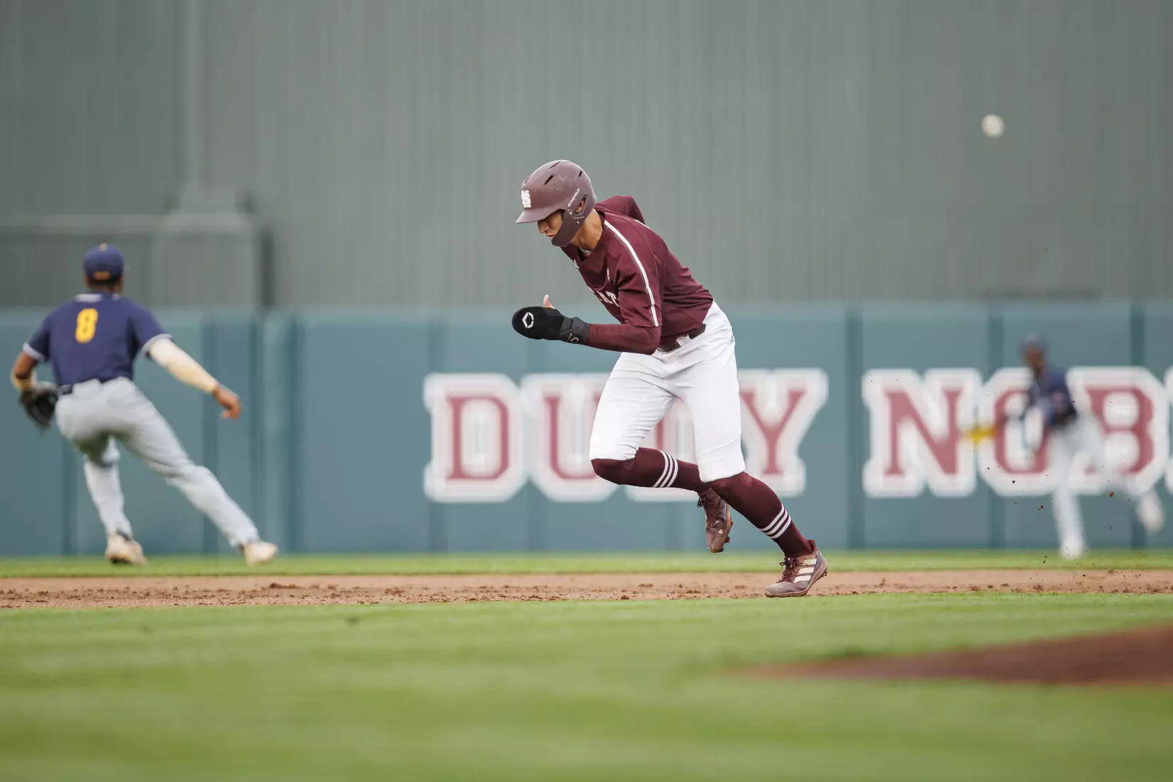 STARKVILLE, MS - March 23, 2022 - Mississippi State Infielder Kamren James (#6) during the game between the Southern Jaguars and the Mississippi State Bulldogs at Dudy Noble Field at Polk-Dement Stadium in Starkville, MS. Photo By Austin Perryman
