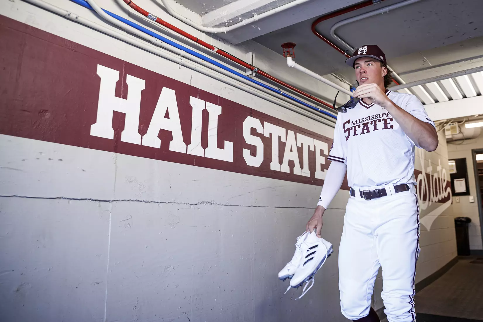 STARKVILLE, MS - March 26, 2022 - Mississippi State Outfielder Kellum Clark (#11) before the game between the Alabama Crimson Tide and the Mississippi State Bulldogs at Dudy Noble Field at Polk-Dement Stadium in Starkville, MS. Photo By Kevin Snyder