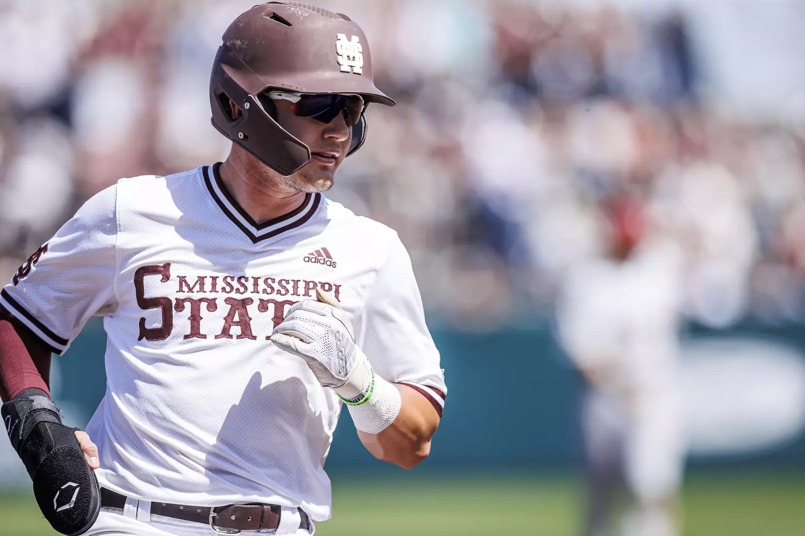 STARKVILLE, MS - March 26, 2022 - Mississippi State Outfielder Jess Davis (#3) during the game between the Alabama Crimson Tide and the Mississippi State Bulldogs at Dudy Noble Field at Polk-Dement Stadium in Starkville, MS. Photo By Kevin Snyder