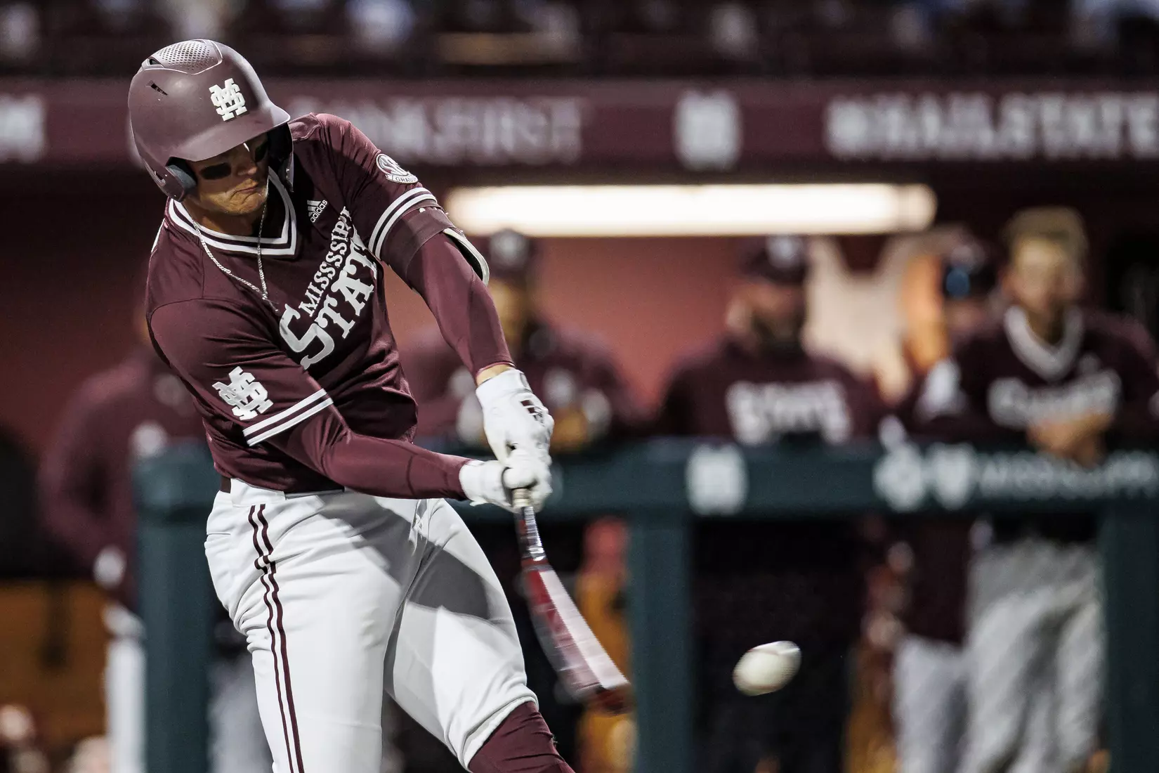 STARKVILLE, MS - April 08, 2022 - Mississippi State Pitcher KC Hunt (#2) during the game between the LSU Tigers and the Mississippi State Bulldogs at Dudy Noble Field at Polk-Dement Stadium in Starkville, MS. Photo By Austin Perryman
