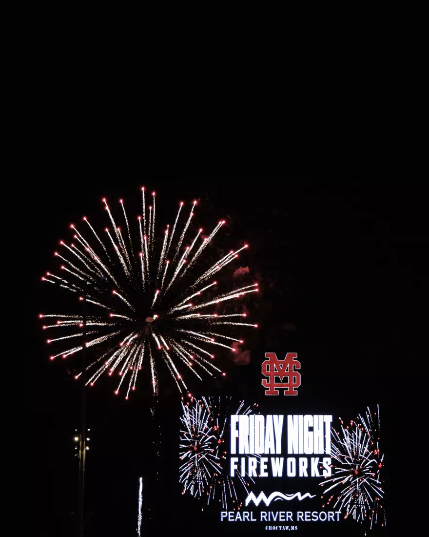 STARKVILLE, MS - April 08, 2022 - Friday Night Fireworks after the game between the LSU Tigers and the Mississippi State Bulldogs at Dudy Noble Field at Polk-Dement Stadium in Starkville, MS. Photo By Austin Perryman