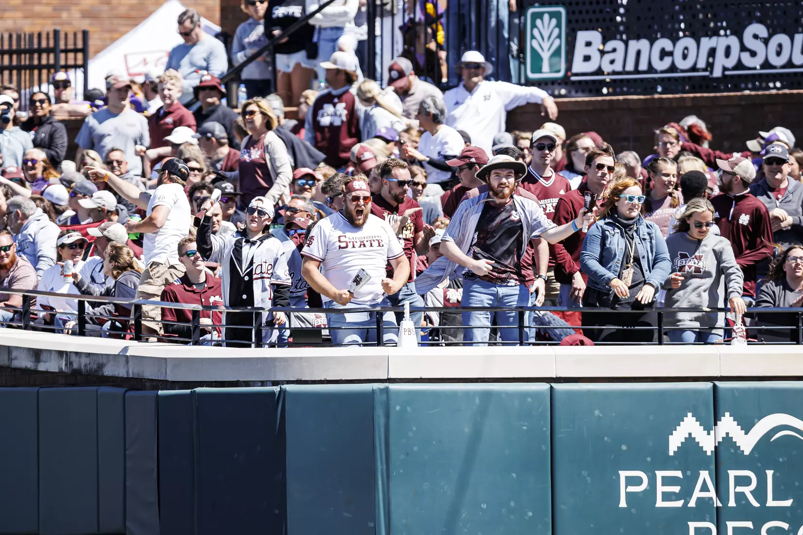 STARKVILLE, MS - April 09, 2022 - Mississippi State fans during the game between the LSU Tigers and the Mississippi State Bulldogs at Dudy Noble Field at Polk-Dement Stadium in Starkville, MS. Photo By Mississippi State Athletics
