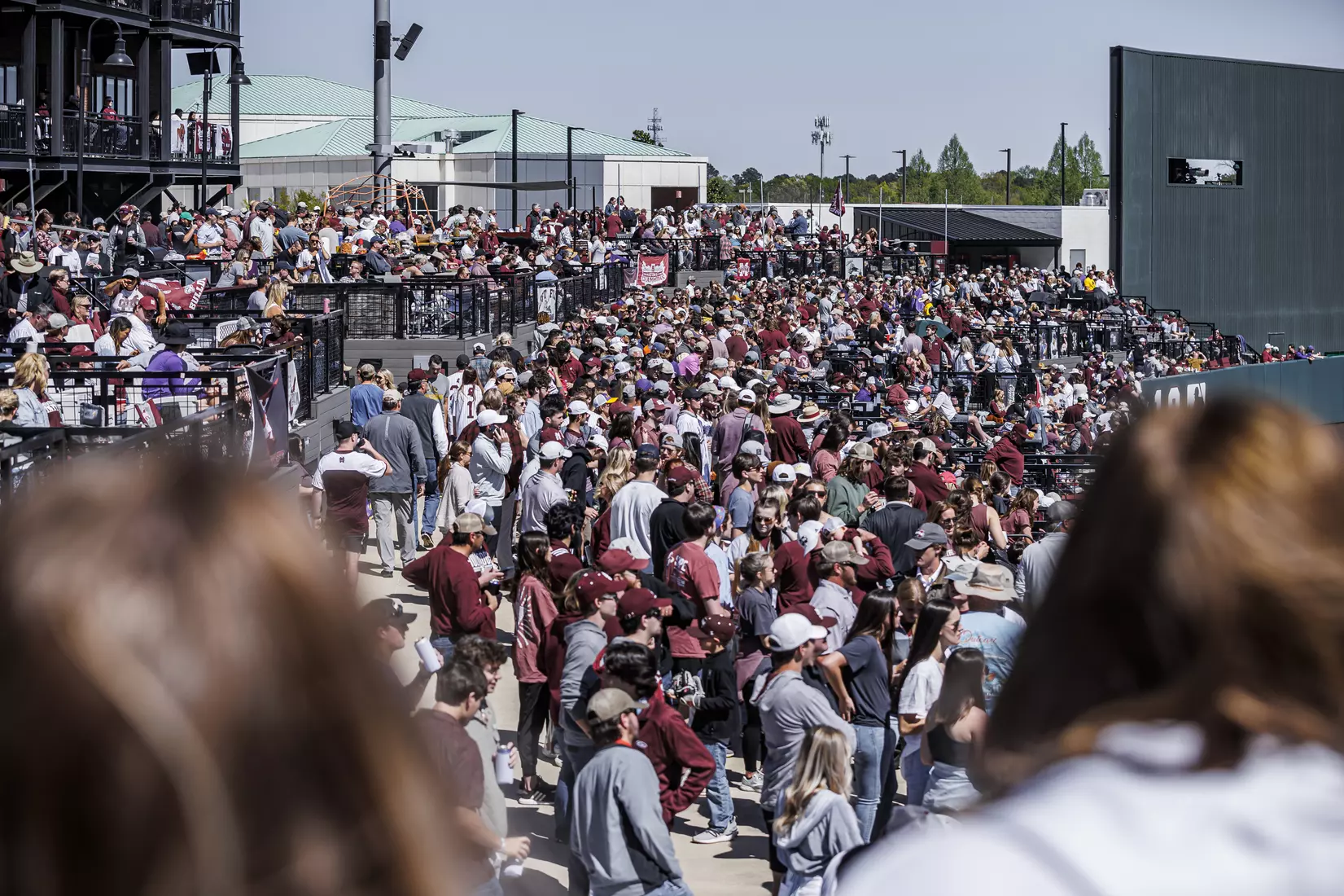 STARKVILLE, MS - April 09, 2022 - Mississippi State fans during the game between the LSU Tigers and the Mississippi State Bulldogs at Dudy Noble Field at Polk-Dement Stadium in Starkville, MS. Photo By Mississippi State Athletics