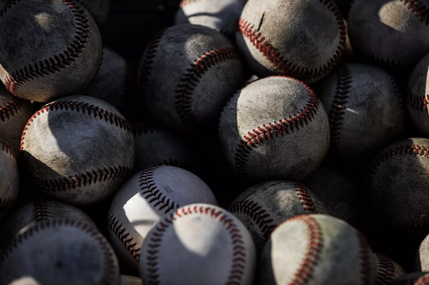 STARKVILLE, MS - April 19, 2022 - Baseballs before the game between the Jackson State Tigers and the Mississippi State Bulldogs at Dudy Noble Field at Polk-Dement Stadium in Starkville, MS. Photo By Kevin Snyder