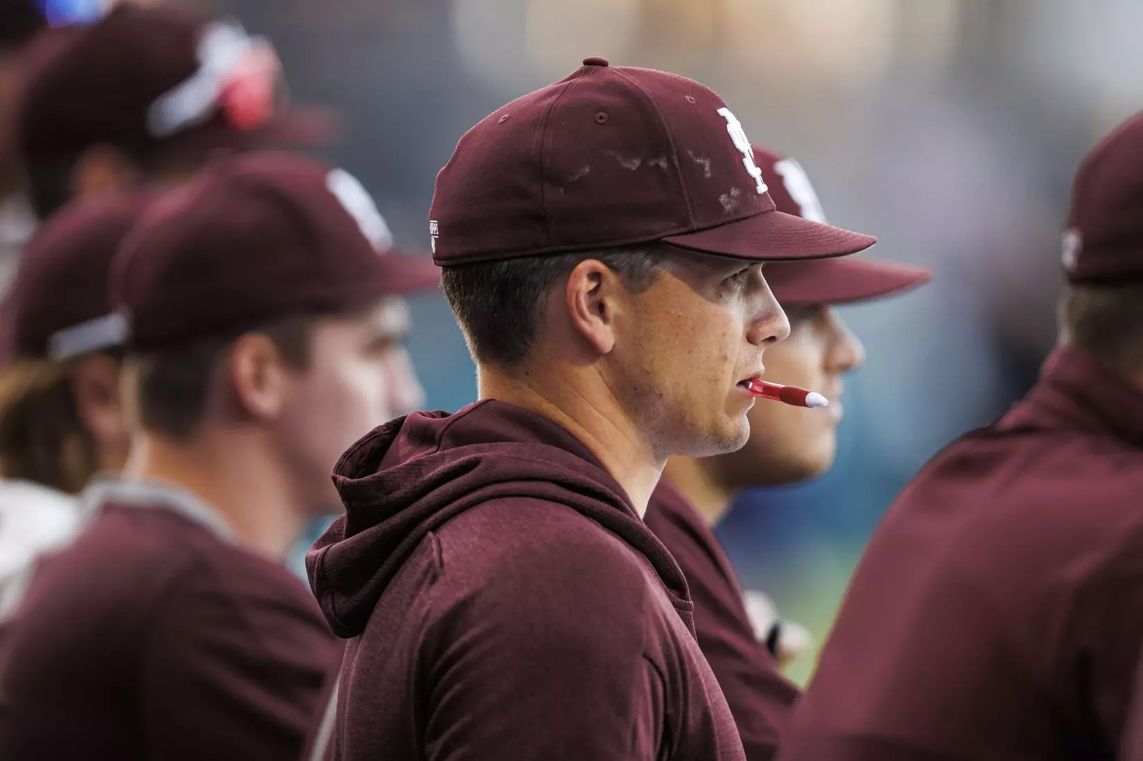 STARKVILLE, MS - April 19, 2022 - Mississippi State Coordinator of Baseball Player Development Bobby Austin during the game between the Jackson State Tigers and the Mississippi State Bulldogs at Dudy Noble Field at Polk-Dement Stadium in Starkville, MS. Photo By Sloane Bush