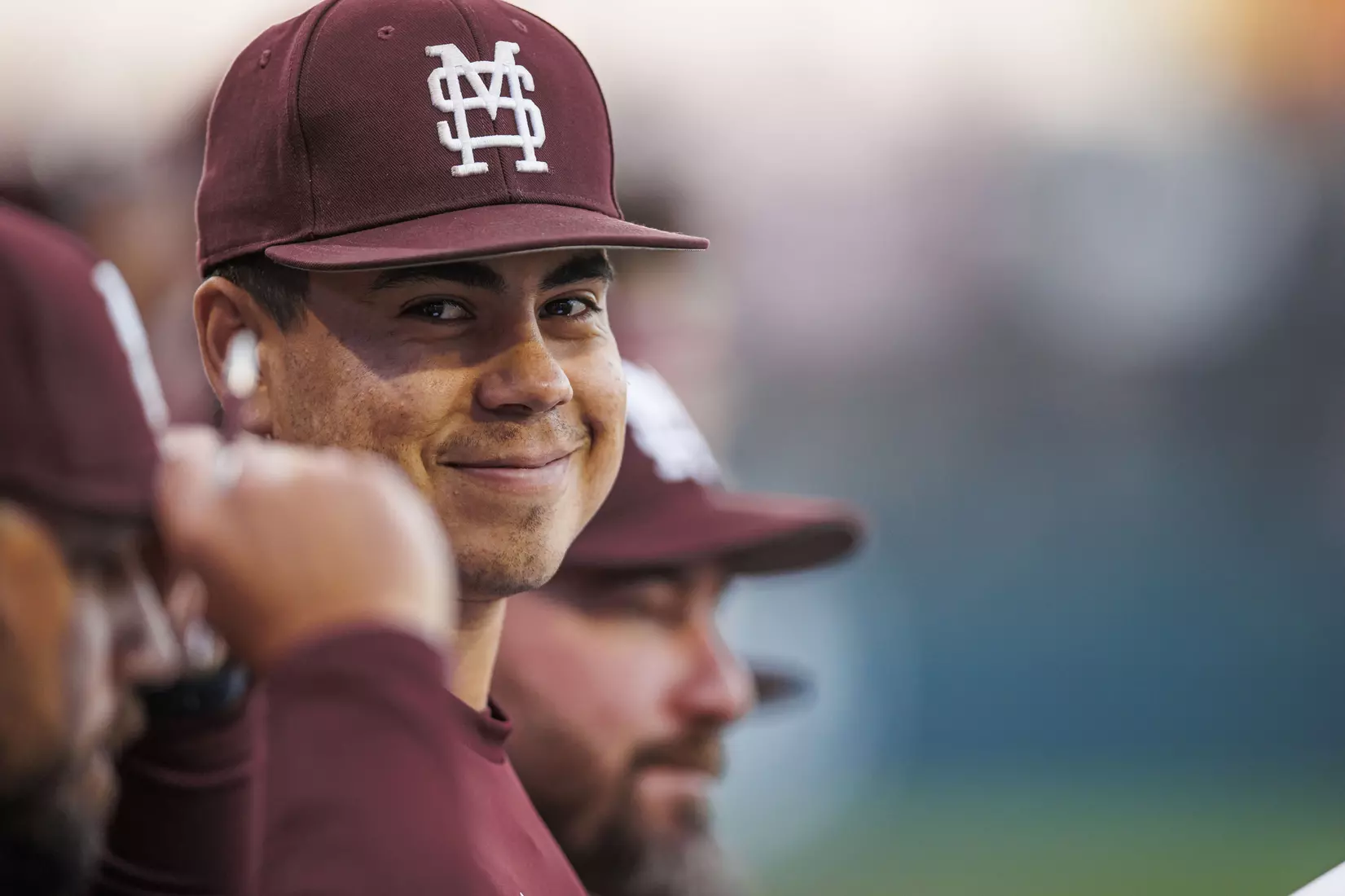 STARKVILLE, MS - April 19, 2022 - Mississippi State Manager Jared Chittom during the game between the Jackson State Tigers and the Mississippi State Bulldogs at Dudy Noble Field at Polk-Dement Stadium in Starkville, MS. Photo By Sloane Bush