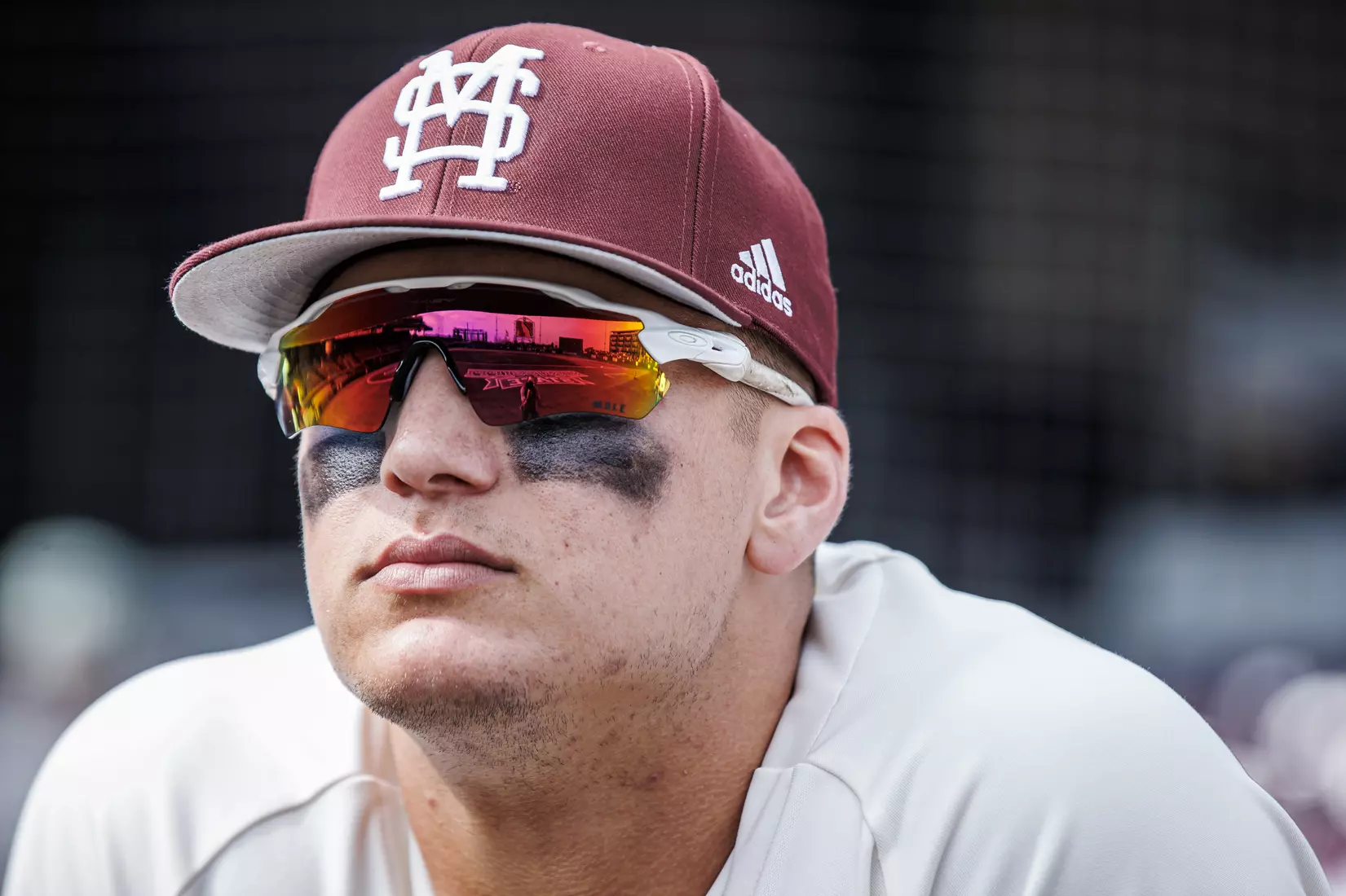 STARKVILLE, MS - February 22, 2022 - Mississippi State Outfielder Brad Cumbest (#33) before the game between the University of Arkansas at Pine Bluff Golden Lions and the Mississippi State Bulldogs at Dudy Noble Field at Polk-Dement Stadium in Starkville, MS. Photo By Kevin Snyder