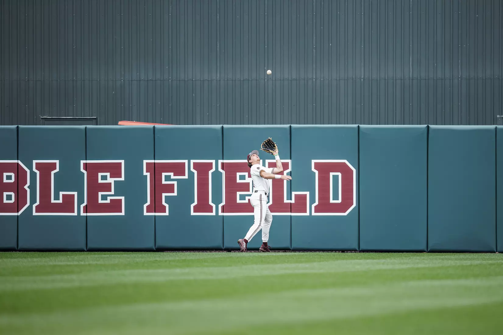 STARKVILLE, MS - February 22, 2022 - Mississippi State Infielder/Outfielder Matt Corder (#14) during the game between the University of Arkansas at Pine Bluff Golden Lions and the Mississippi State Bulldogs at Dudy Noble Field at Polk-Dement Stadium in Starkville, MS. Photo By Kevin Snyder