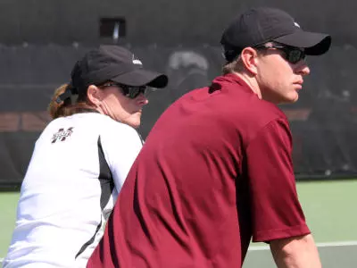 State Lady Netters Welcome South Carolina For SEC Battle Friday