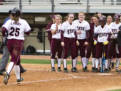 Nesbit Sisters Power MSU Softball to 11-5 Win Over Ole Miss