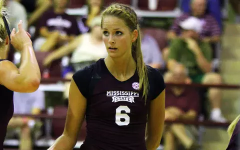 State Volleyball Blanks 'Bama In Tuscaloosa, 3-0