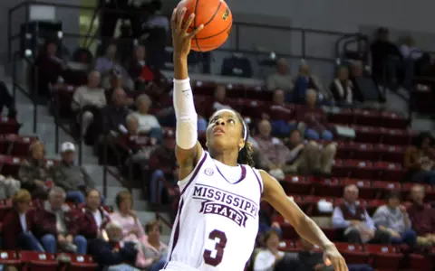 Johnson Scores 1,000th As State Women Fall At LSU, 53-49