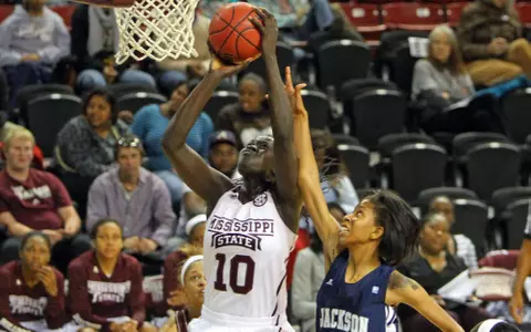 MSU Women's Hoops Gets SEC Road Triumph At Arkansas, 54-50