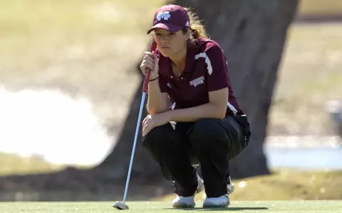 McDonald Tied for Lead, MSU Drops to Second Place in Cougar Classic