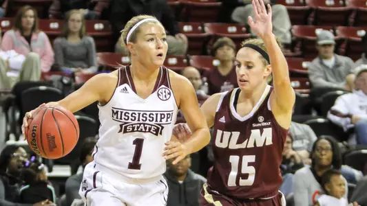 No. 25 Bulldogs Roll Past ULM 80-46
