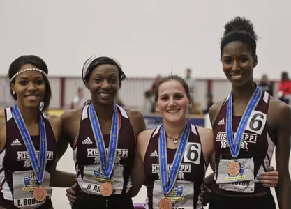 Bulldogs Continue To Break Records, Finish 8th At SEC Indoors