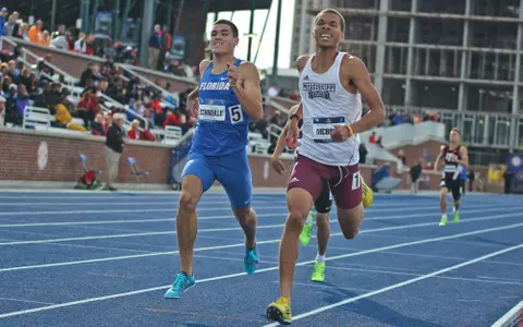 McBride Posts Top Time In 800m Prelims