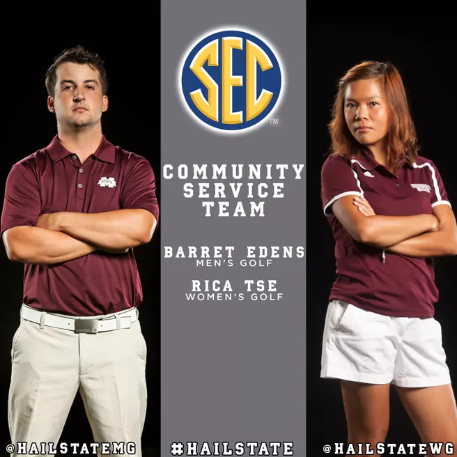 Edens, Tse Named To The 2014 SEC Community Service Team