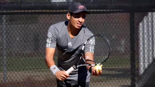 No. 28 MSU Men?s Tennis Sweeps Saturday Doubleheader