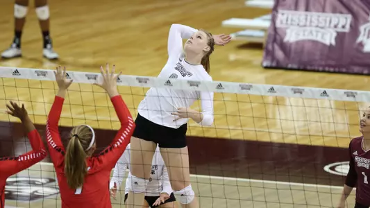 Singleton?s Season-High 20 Kills Leads MSU To 3-1 Victory At Troy
