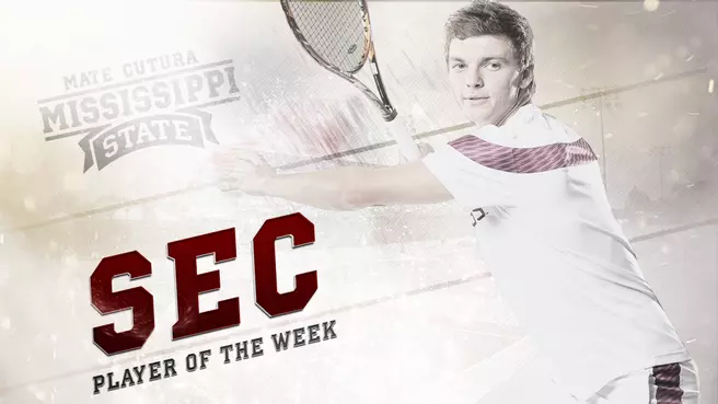 MSU?s Cutura Named SEC Men?s Tennis Player Of The Week