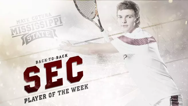 MSU?s Cutura Captures Second-Straight SEC Weekly Honor