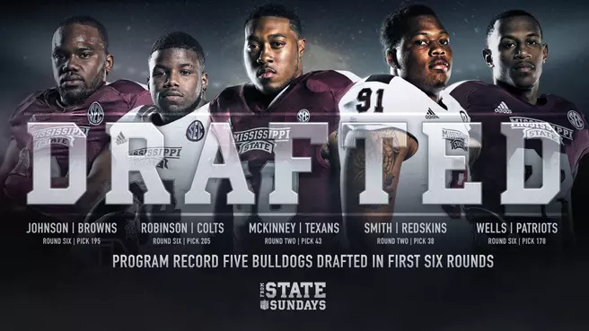 Record Five Bulldogs Taken Through First Six Rounds of NFL Draft