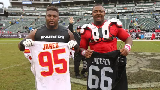 Gabe Jackson and Chris Jones battled against each in NFL's Week 6