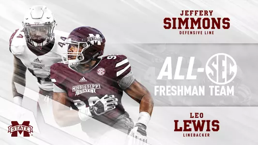 Lewis, Simmons - SEC All-Freshman
