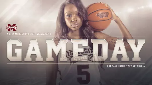 No. 16 Bulldogs Host Alabama Sunday For Senior Day