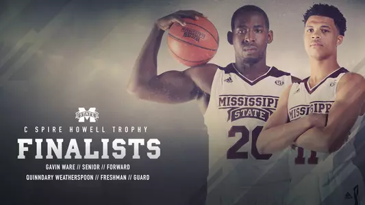 Ware, Weatherspoon Named Finalists For C Spire Howell Trophy