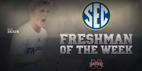 MSU?s Braun Earns SEC Freshman of the Week Honors