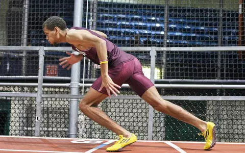 Larry, McBride Bring Home Wins For Track & Field