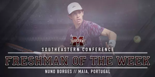 MSU?s Borges Named SEC Men?s Tennis Freshman of the Week