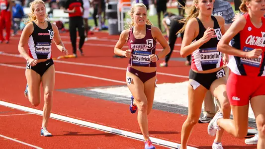 Meydrich Clinches First With Third-Best Time In MSU History