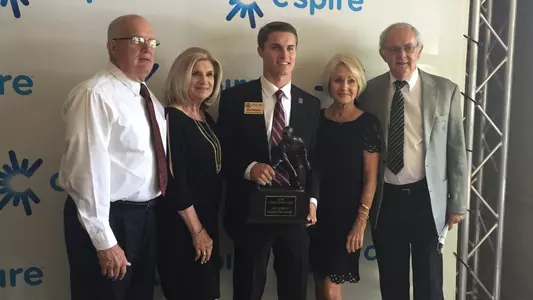 Jake Mangum Receives 2016 C Spire Ferriss Trophy