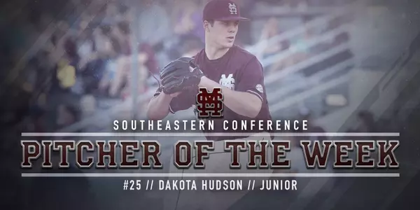 Dakota Hudson Wins Third SEC Pitcher of the Week Honor