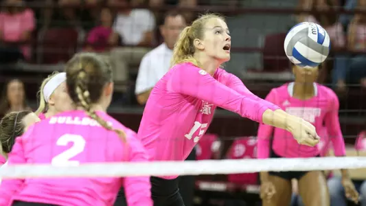 Benner Earns A Dig Against Georgia.
