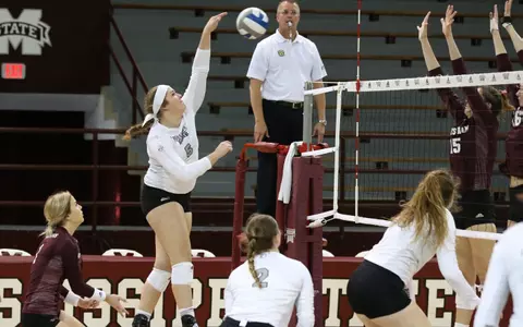 Lochner Earns A Kill Against Texas A&M On Nov. 22.