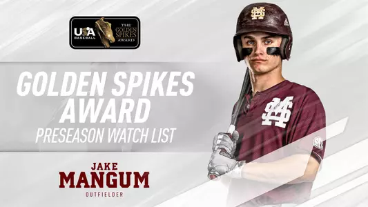 Jake Mangum, 2017 Golden Spikes Watch List