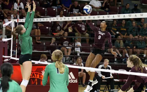 Carr Earns A Kill Against North Texas