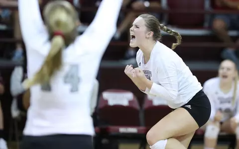 Kath Celebrates After Set Win
