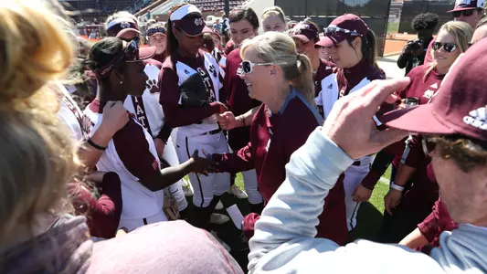 Softball Team Huddle 2017