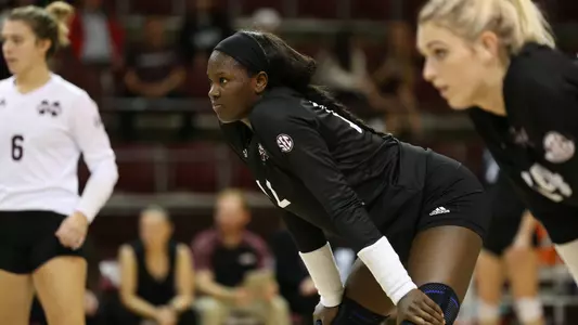 MSU falls to Arkansas in three on Wednesday (Oct. 24).