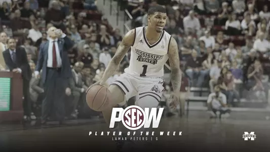 Lamar Peters Named the SEC's POW on Feb. 26.