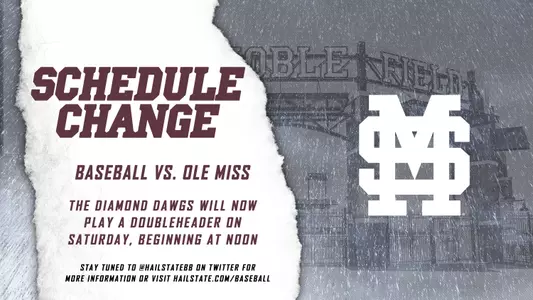 Schedule Change - April 6, 2018